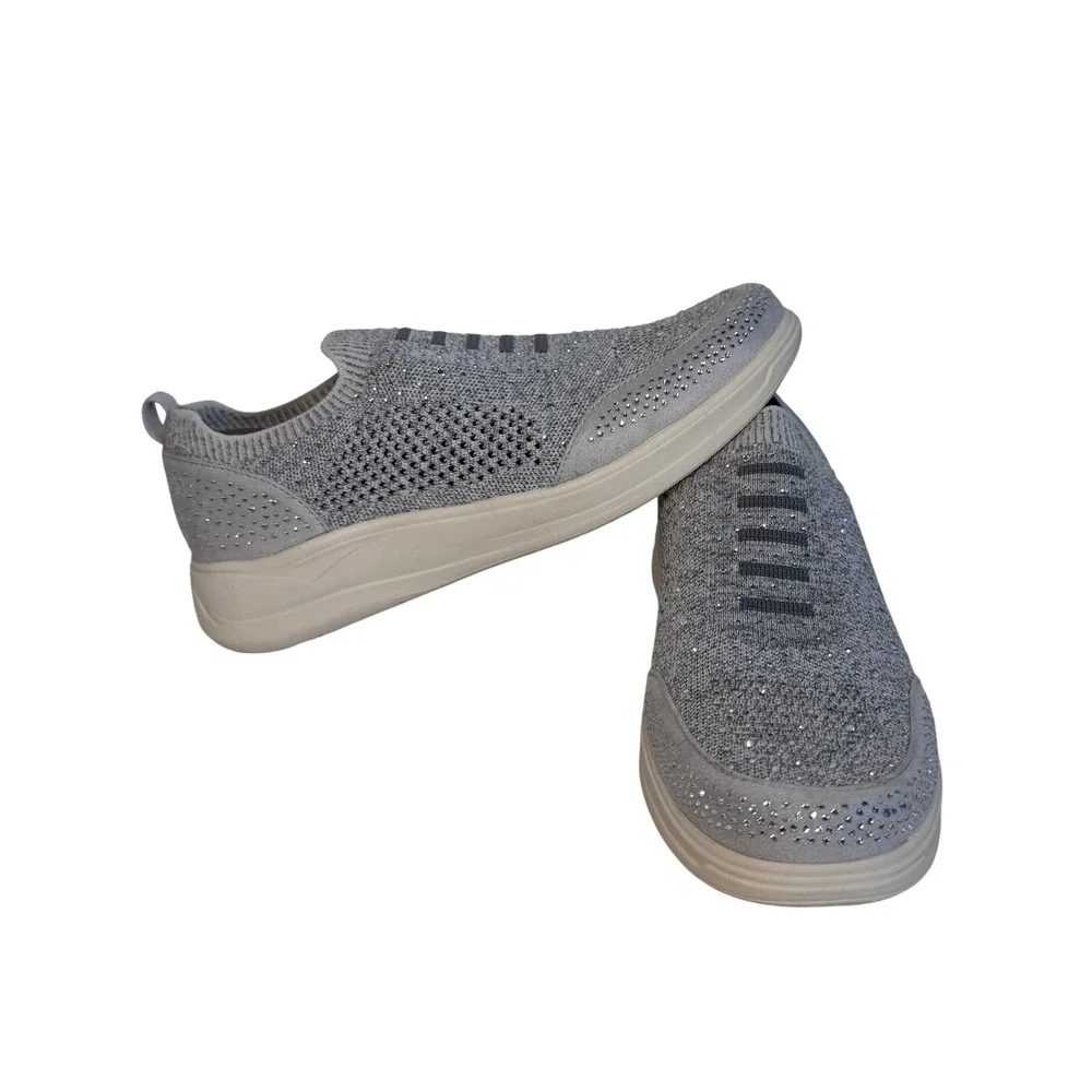 BZees‎ For Lifestride Women's 9 Timeless Bright Slip-On Sneaker Washable Sparkly